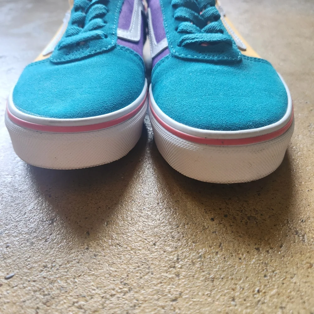 Vans junior size multicolor